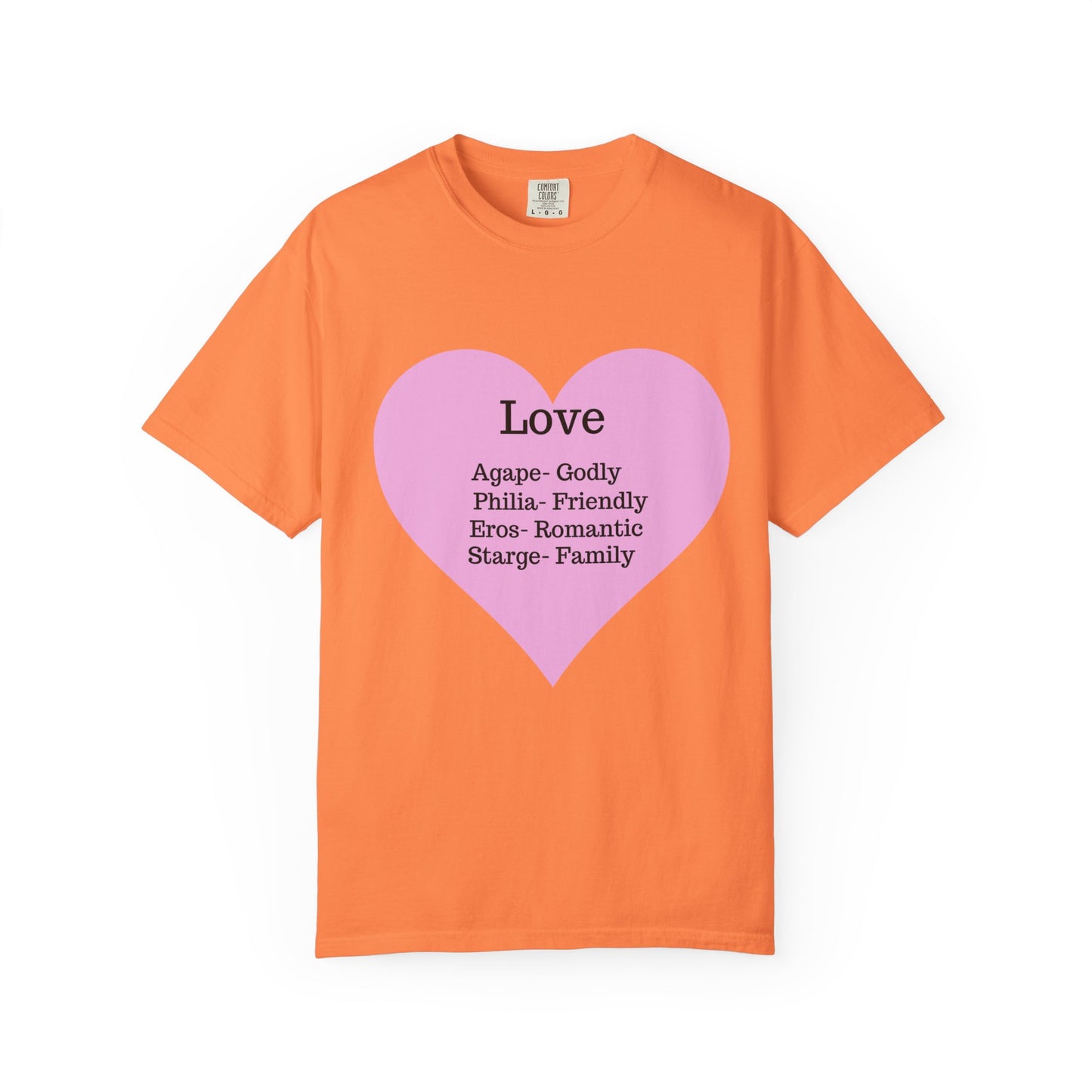 Love-Infused Unisex T-shirt: A Heartfelt Graphic Tee for All Occasions