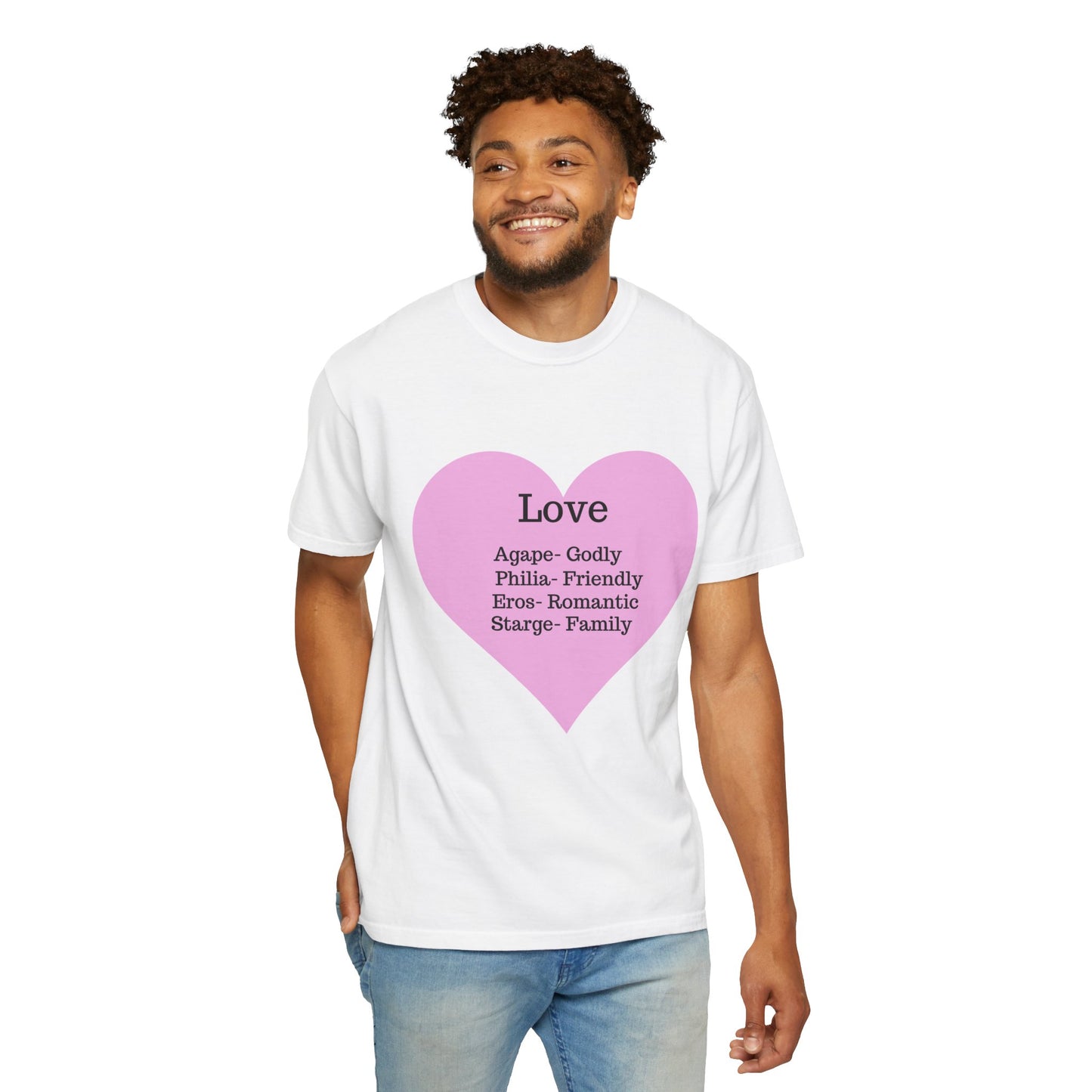 Love-Infused Unisex T-shirt: A Heartfelt Graphic Tee for All Occasions