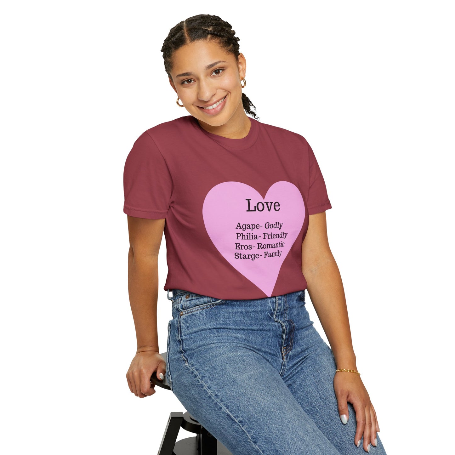 Love-Infused Unisex T-shirt: A Heartfelt Graphic Tee for All Occasions