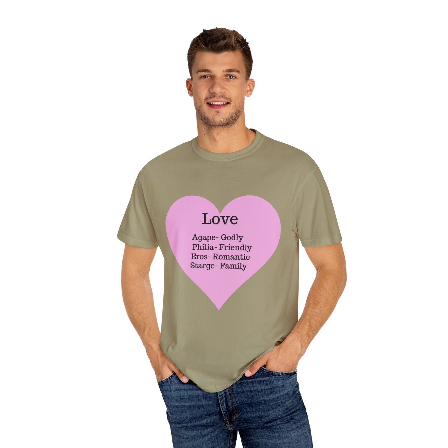 Love-Infused Unisex T-shirt: A Heartfelt Graphic Tee for All Occasions