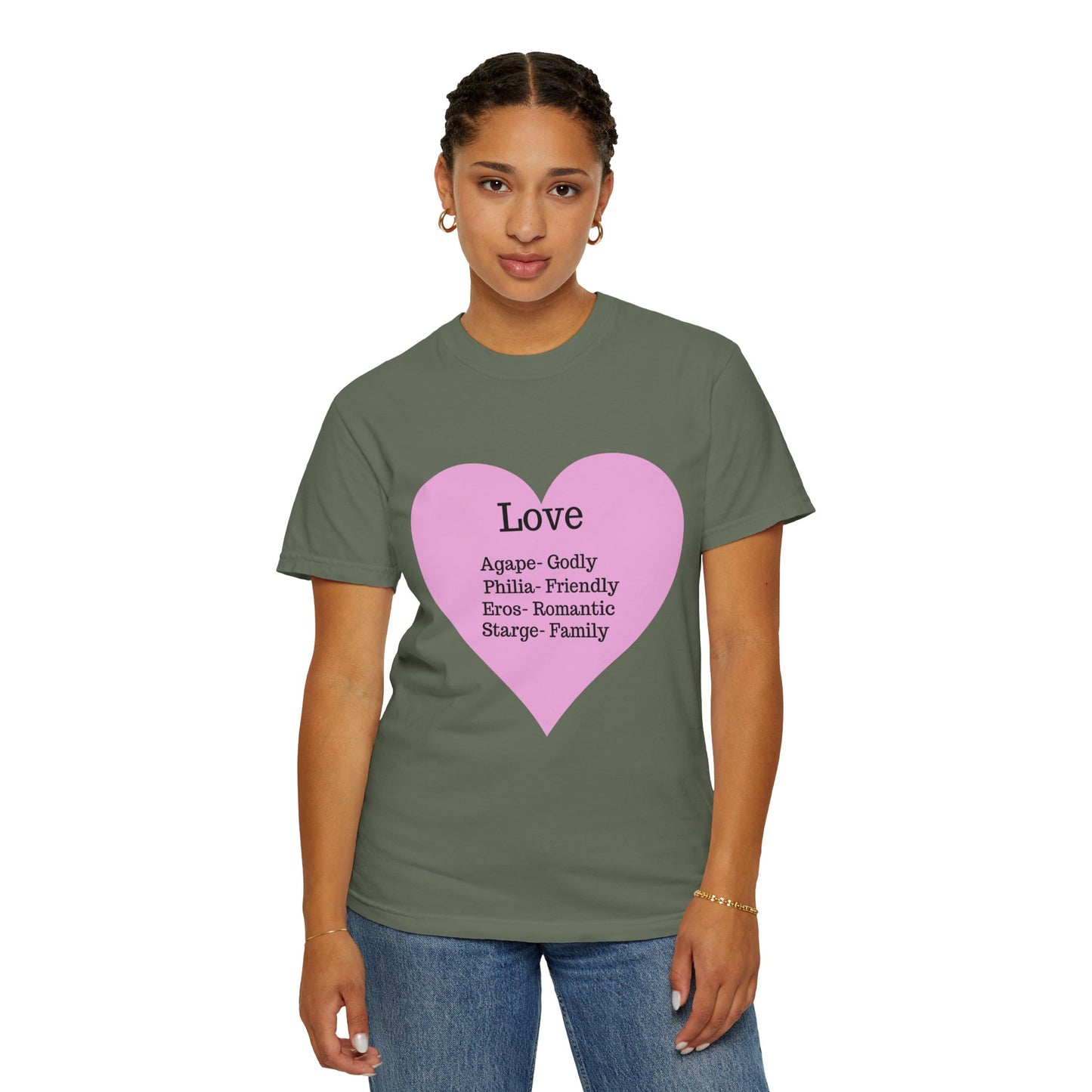 Love-Infused Unisex T-shirt: A Heartfelt Graphic Tee for All Occasions