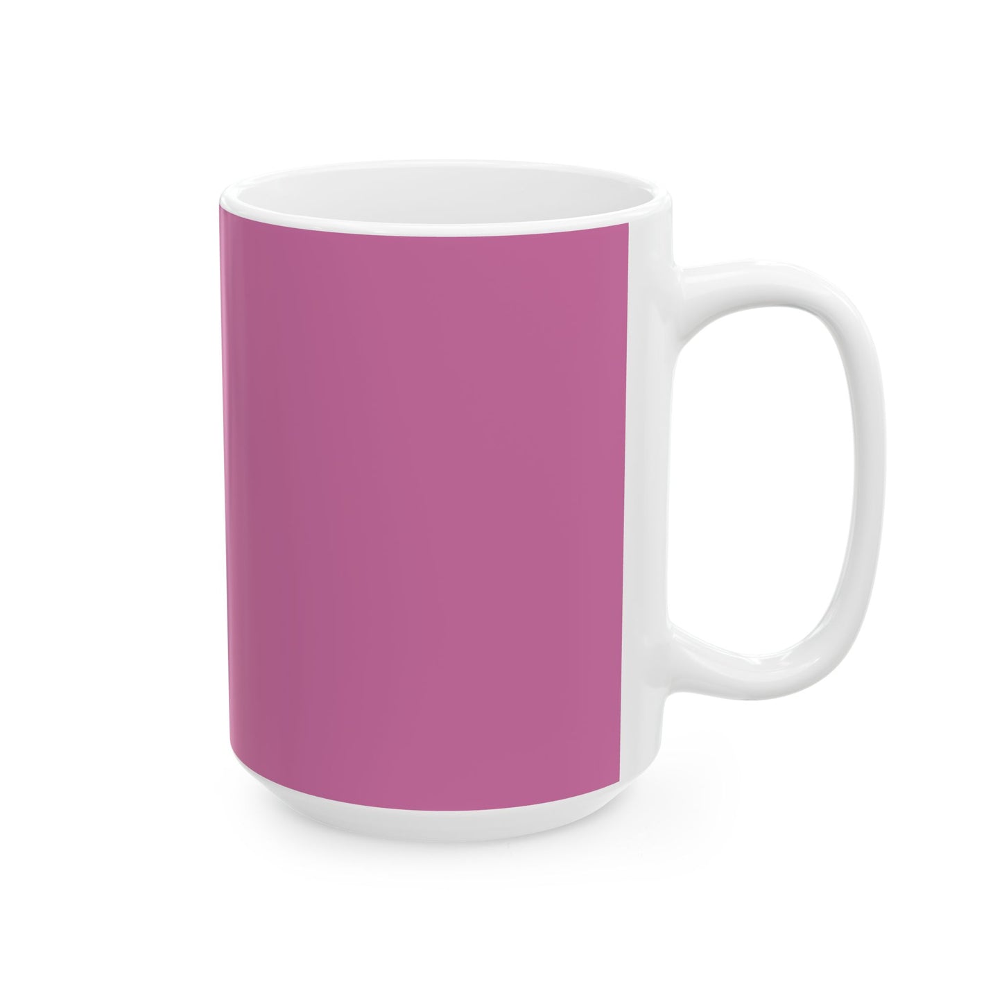 Charming Heart Ceramic Coffee Mug (Light pink)