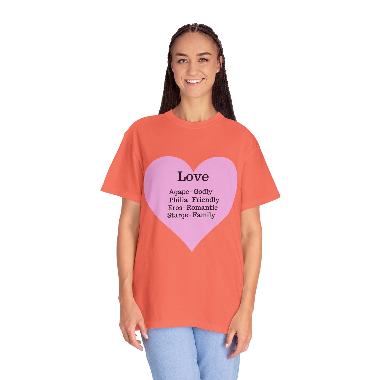 Love-Infused Unisex T-shirt: A Heartfelt Graphic Tee for All Occasions