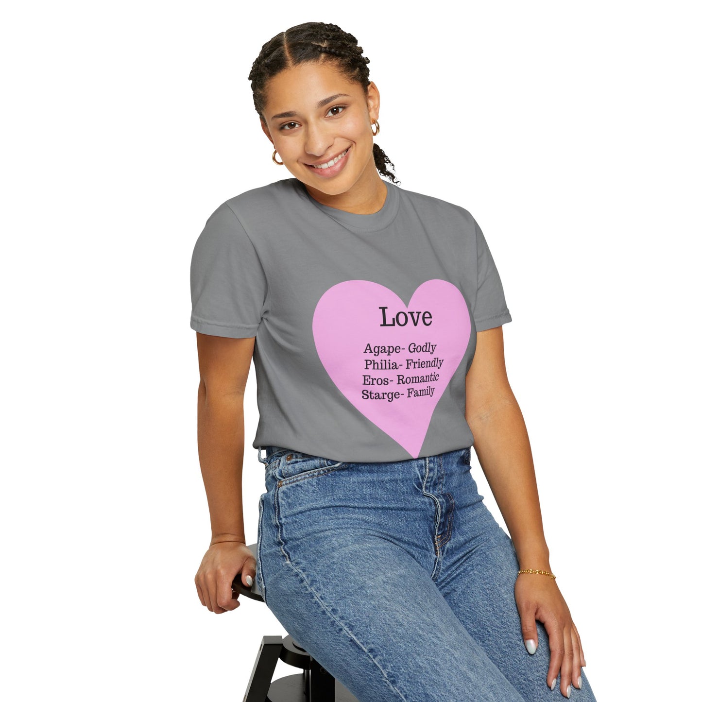 Love-Infused Unisex T-shirt: A Heartfelt Graphic Tee for All Occasions