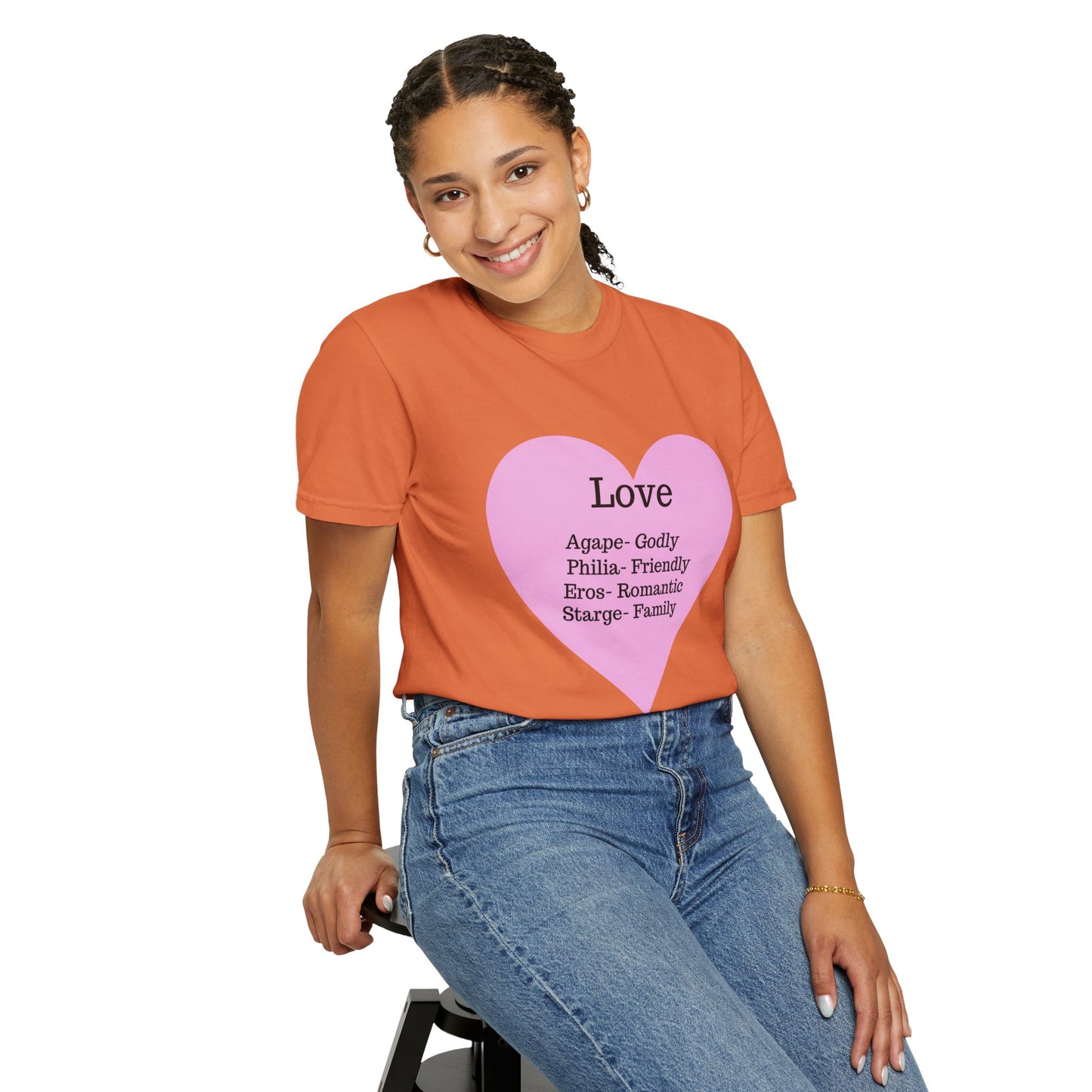 Love-Infused Unisex T-shirt: A Heartfelt Graphic Tee for All Occasions