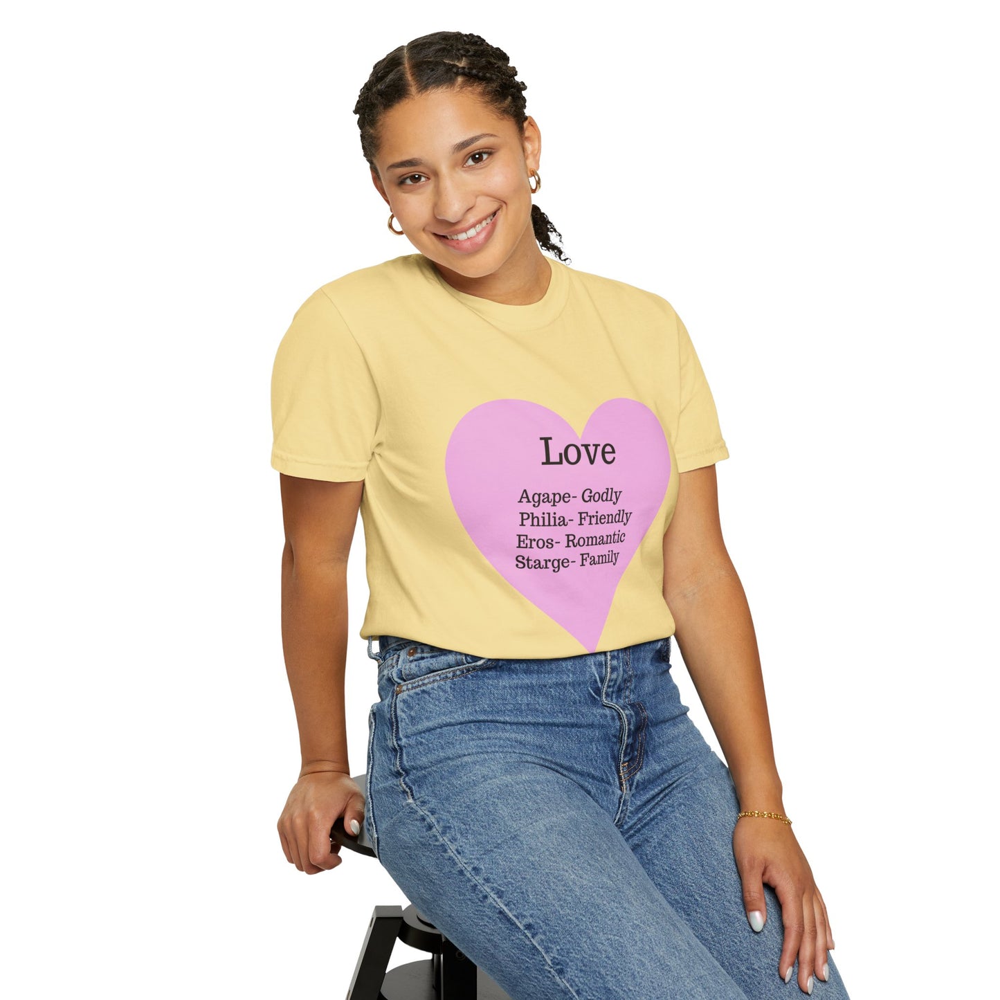 Love-Infused Unisex T-shirt: A Heartfelt Graphic Tee for All Occasions
