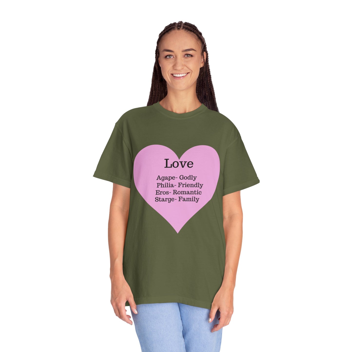 Love-Infused Unisex T-shirt: A Heartfelt Graphic Tee for All Occasions