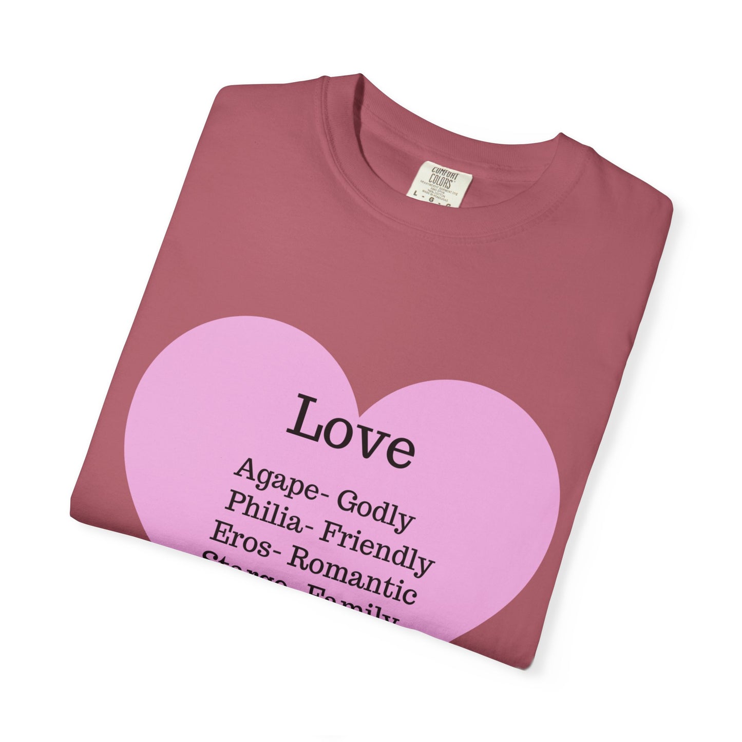 Love-Infused Unisex T-shirt: A Heartfelt Graphic Tee for All Occasions