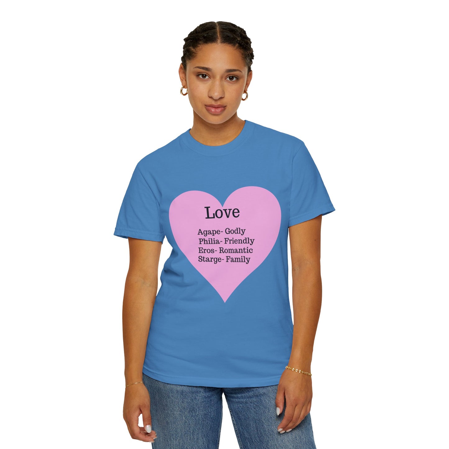 Love-Infused Unisex T-shirt: A Heartfelt Graphic Tee for All Occasions