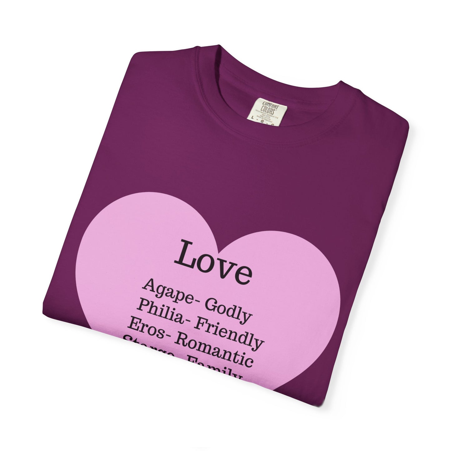 Love-Infused Unisex T-shirt: A Heartfelt Graphic Tee for All Occasions