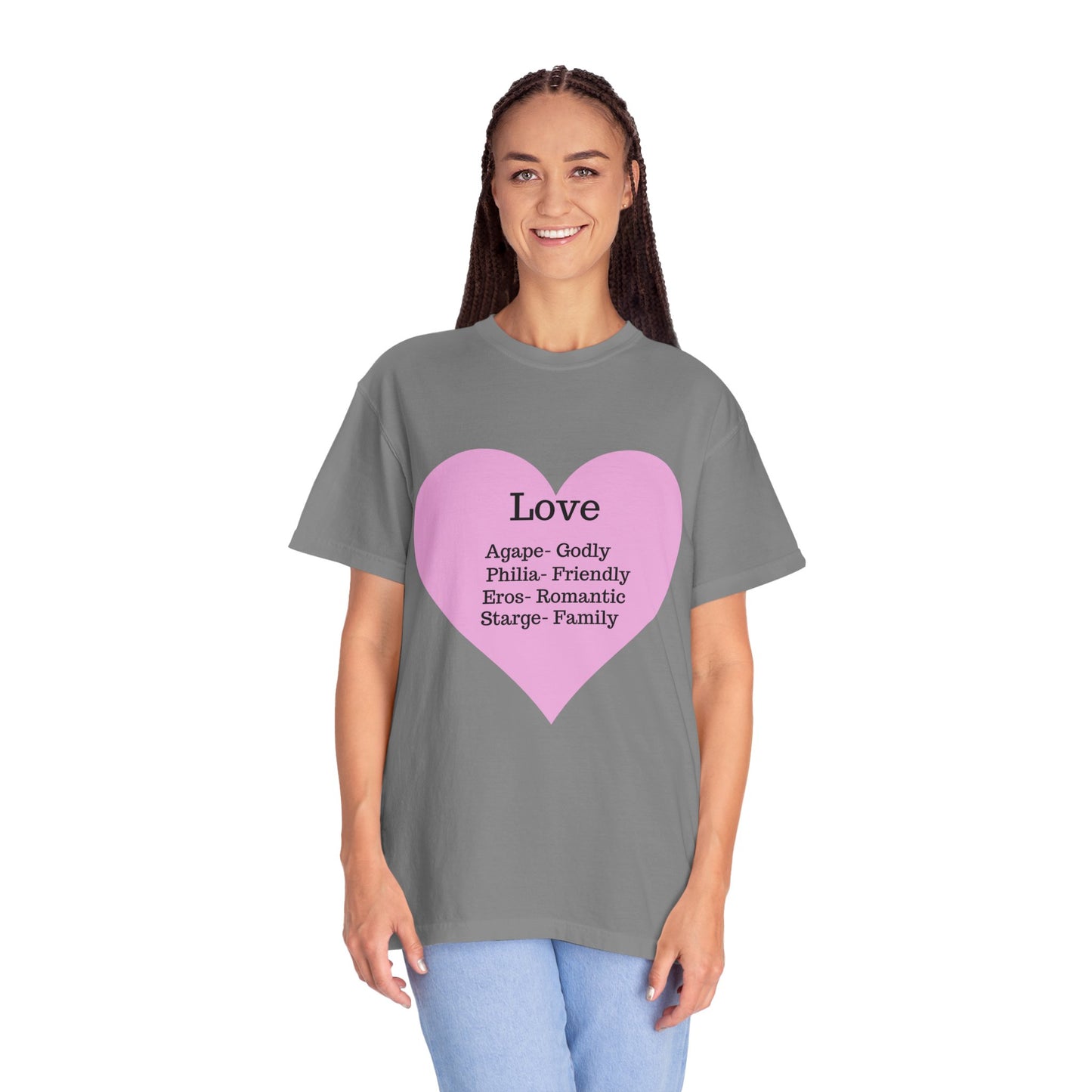 Love-Infused Unisex T-shirt: A Heartfelt Graphic Tee for All Occasions