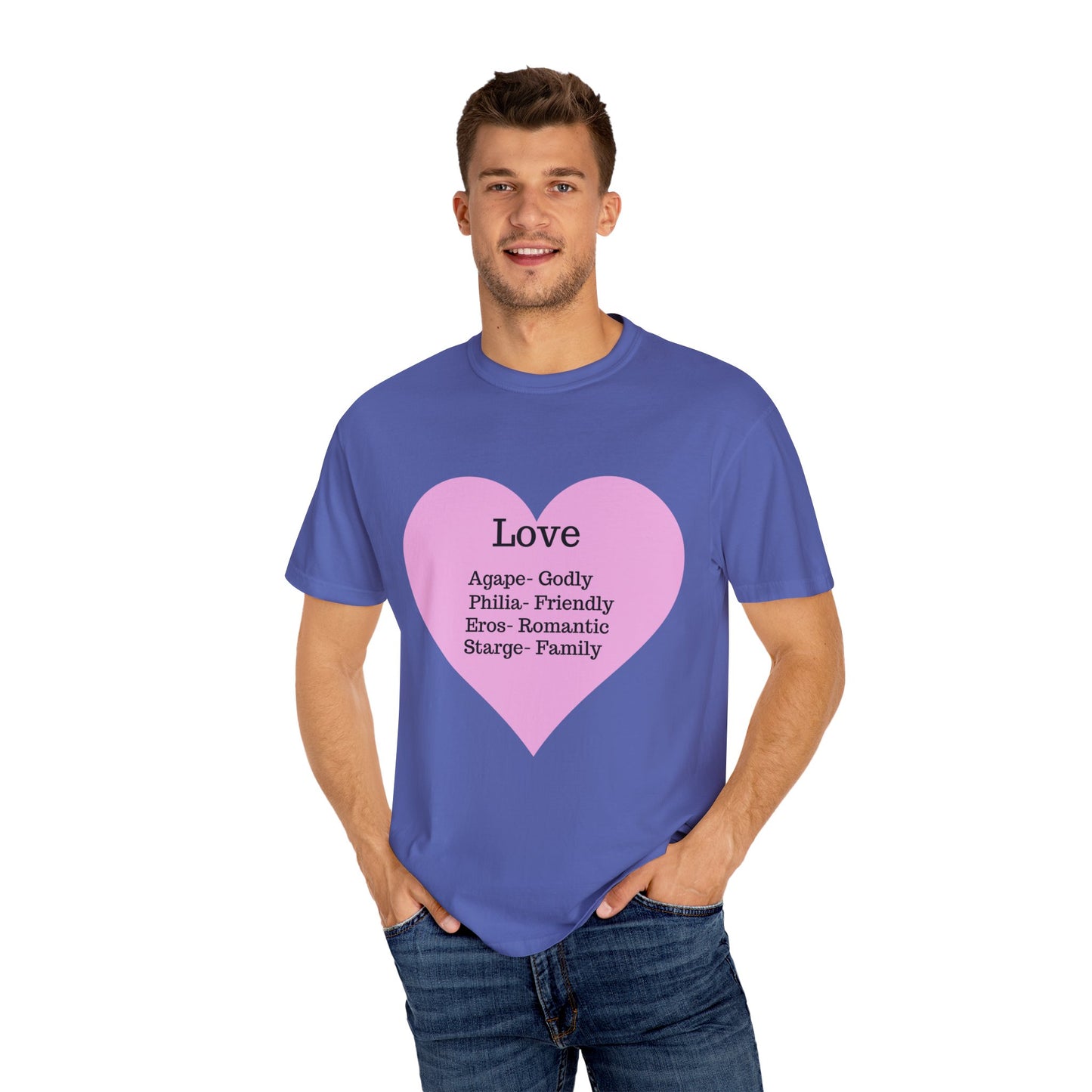Love-Infused Unisex T-shirt: A Heartfelt Graphic Tee for All Occasions