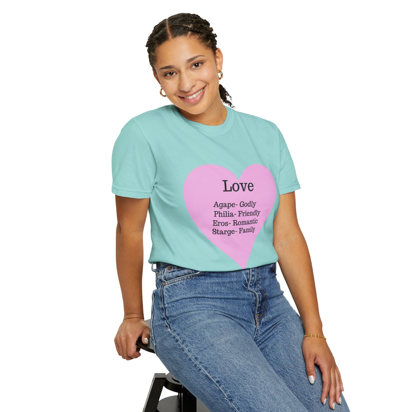 Love-Infused Unisex T-shirt: A Heartfelt Graphic Tee for All Occasions