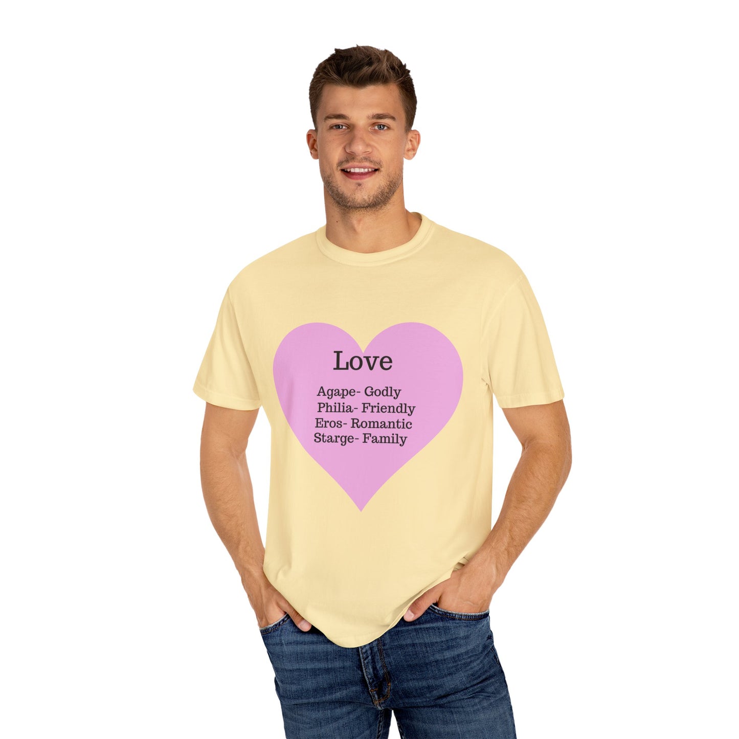 Love-Infused Unisex T-shirt: A Heartfelt Graphic Tee for All Occasions
