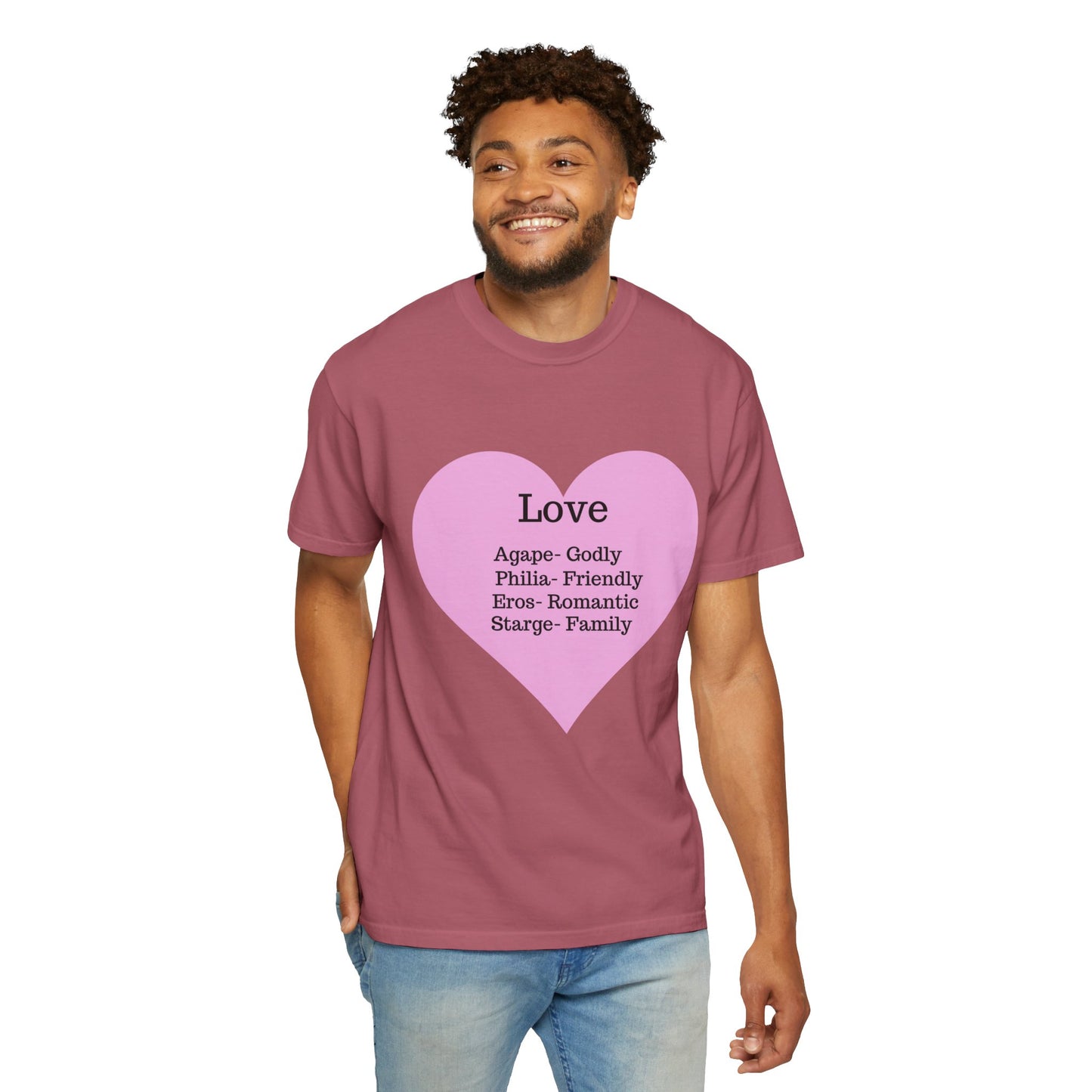 Love-Infused Unisex T-shirt: A Heartfelt Graphic Tee for All Occasions