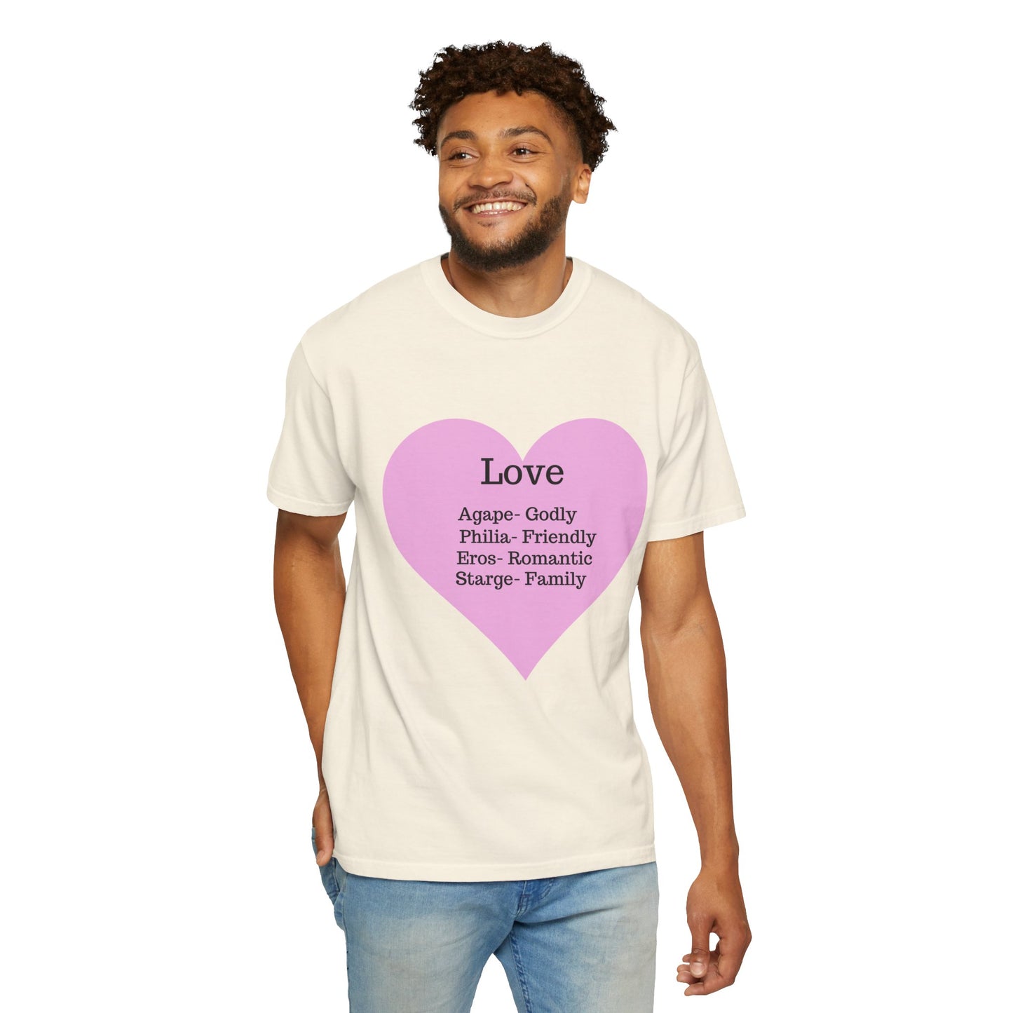 Love-Infused Unisex T-shirt: A Heartfelt Graphic Tee for All Occasions