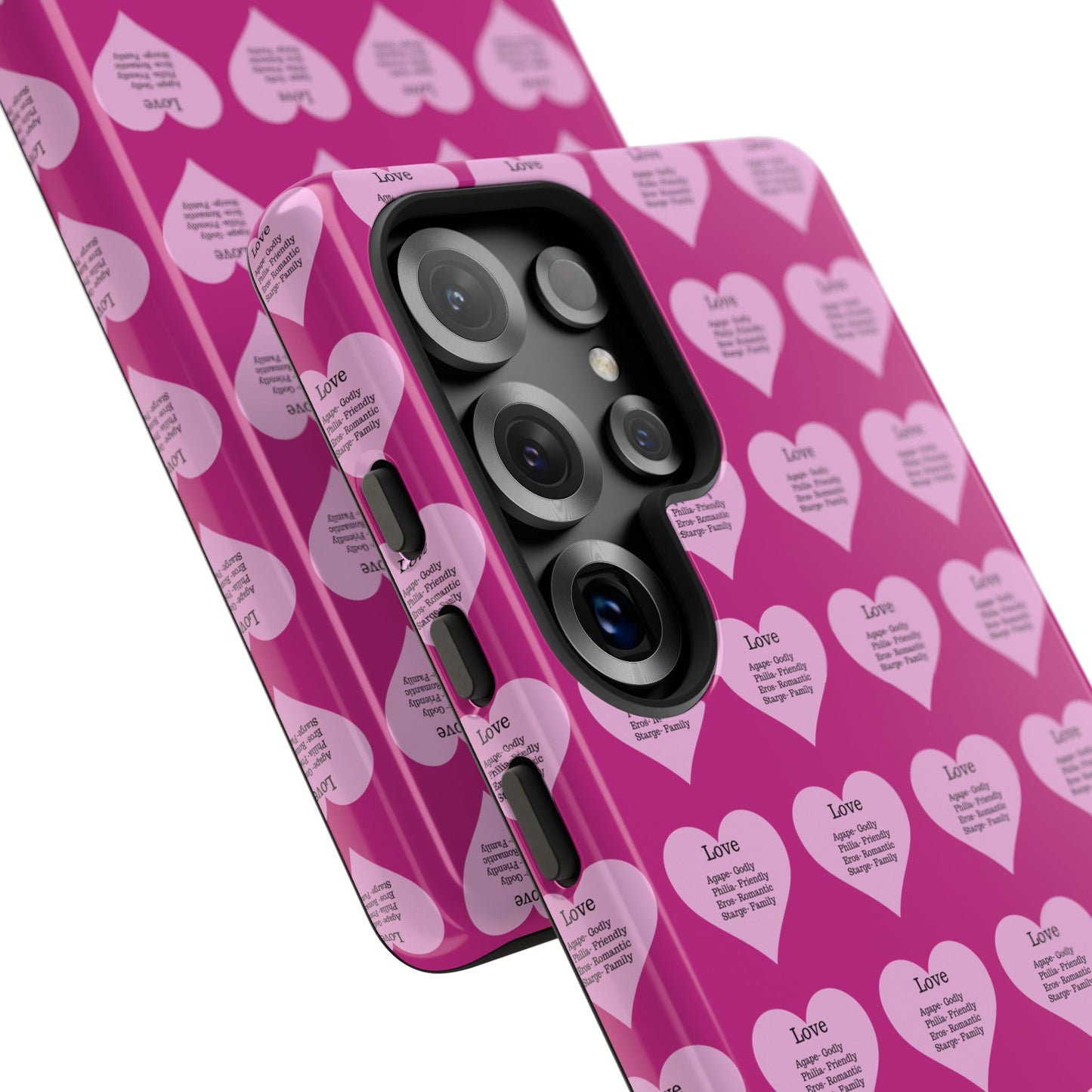 Hearts-A-Flutter Phone Case (Samsung)(Pink)