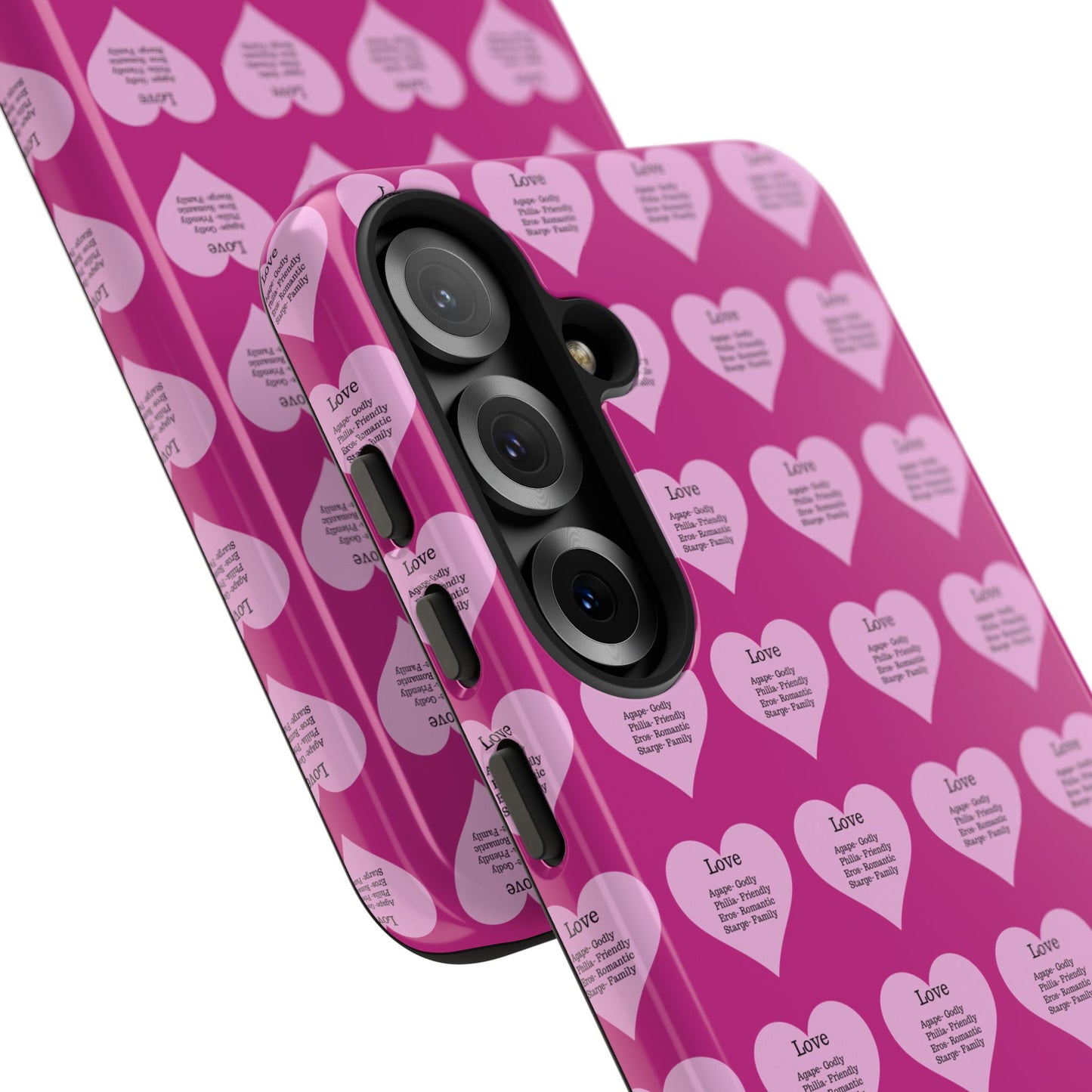 Hearts-A-Flutter Phone Case (Samsung)(Pink)