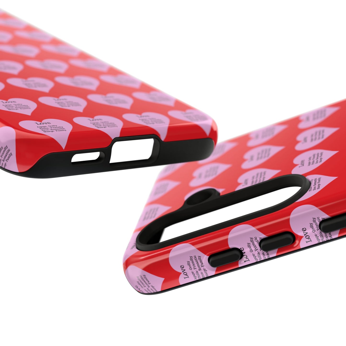 Hearts-A-Flutter Phone Case (Samsung)(Red)