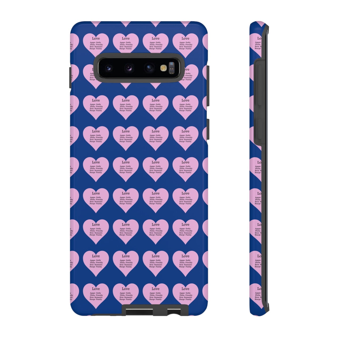 Hearts-A-Flutter Phone Case (Samsung)(Dark blue)