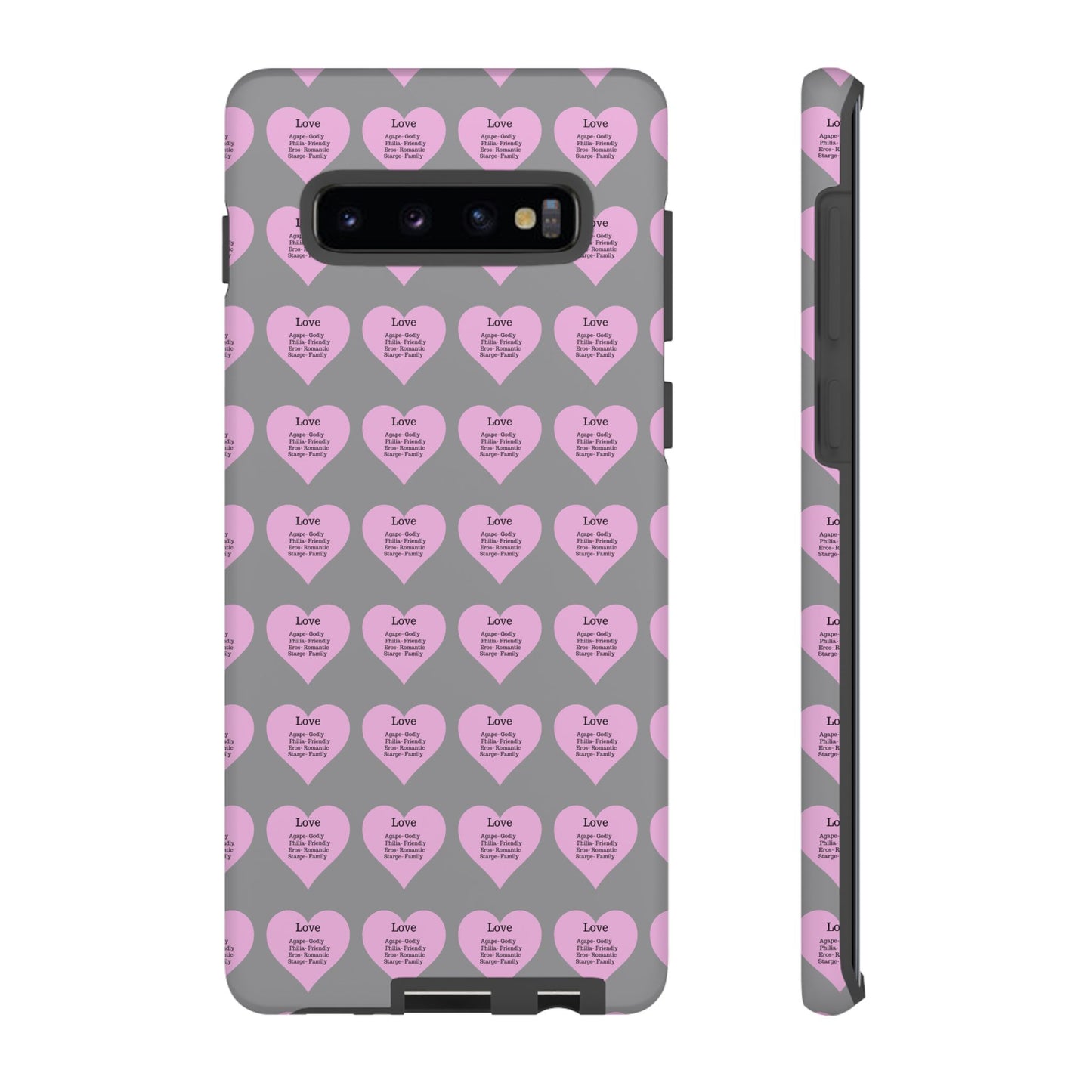 Hearts-A-Flutter Phone Case (Samsung)(Grey)
