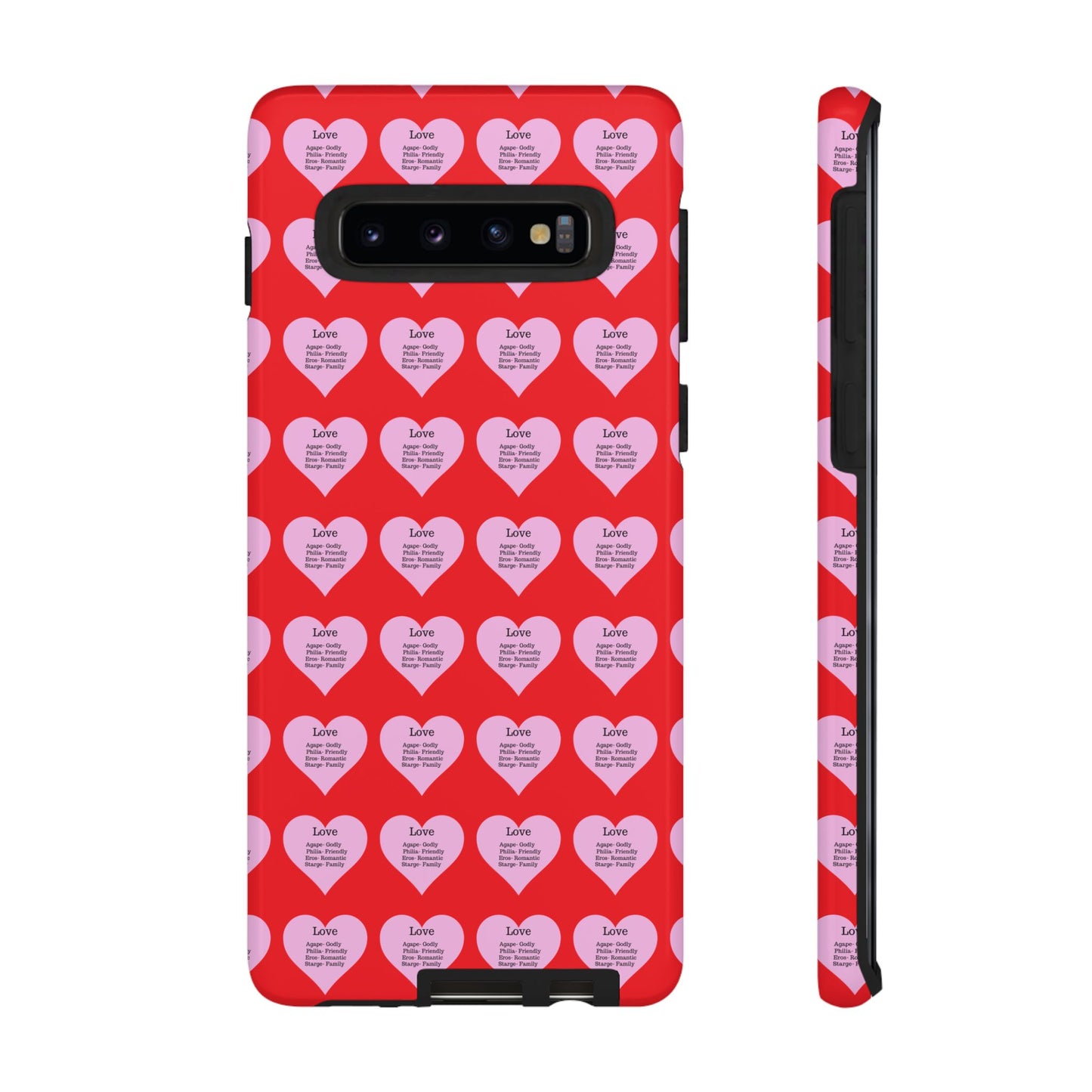 Hearts-A-Flutter Phone Case (Samsung)(Red)