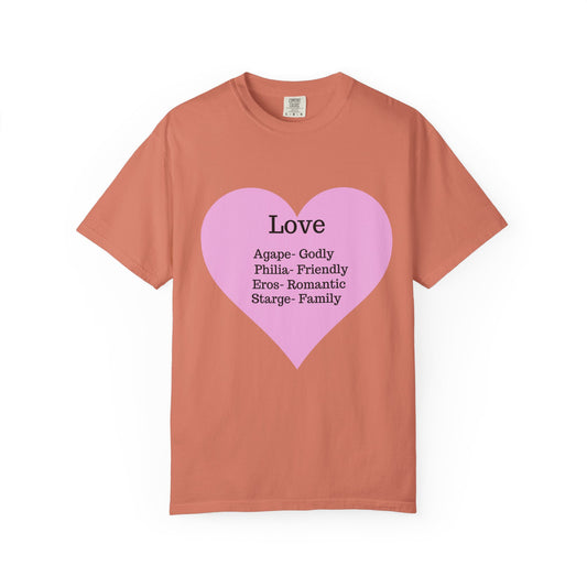 Love-Infused Unisex T-shirt: A Heartfelt Graphic Tee for All Occasions