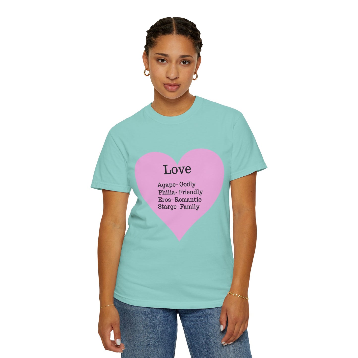 Love-Infused Unisex T-shirt: A Heartfelt Graphic Tee for All Occasions