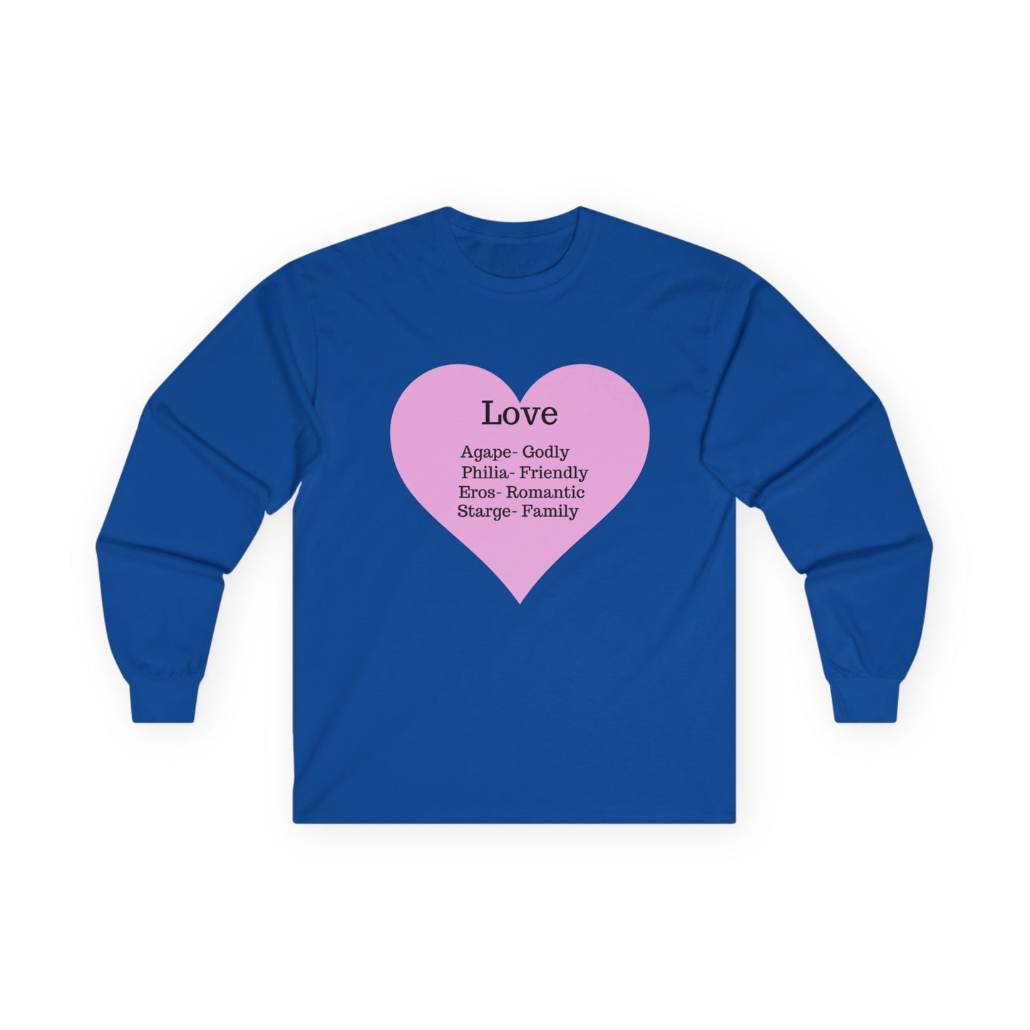 Love Types Unisex Ultra Cotton Long Sleeve Tee
