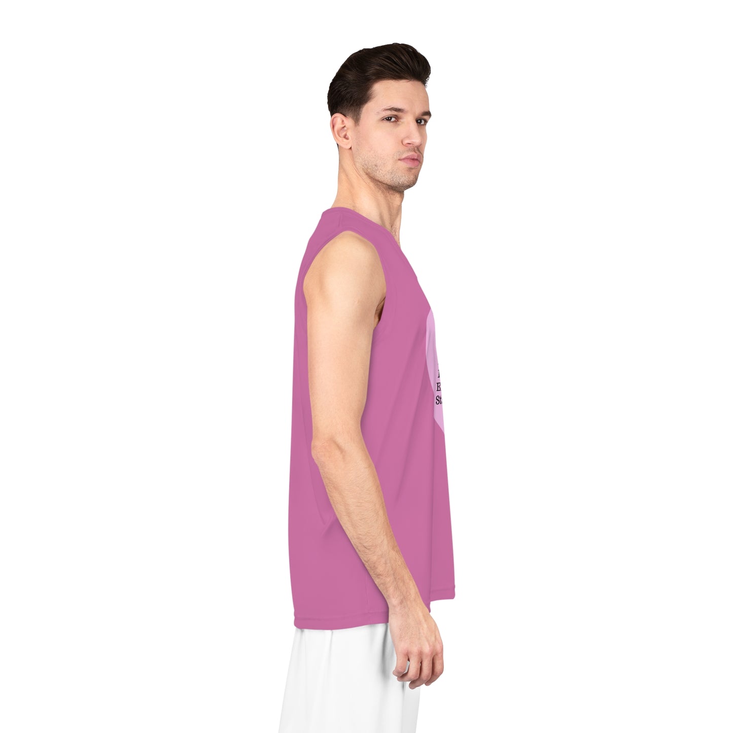 Love Heart Basketball Jersey (Light Pink)