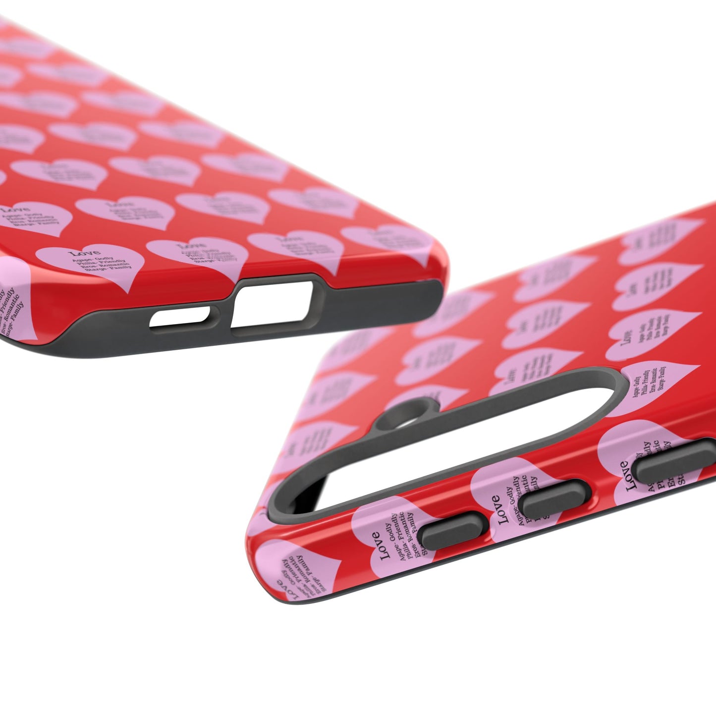 Hearts-A-Flutter Phone Case (Samsung)(Red)