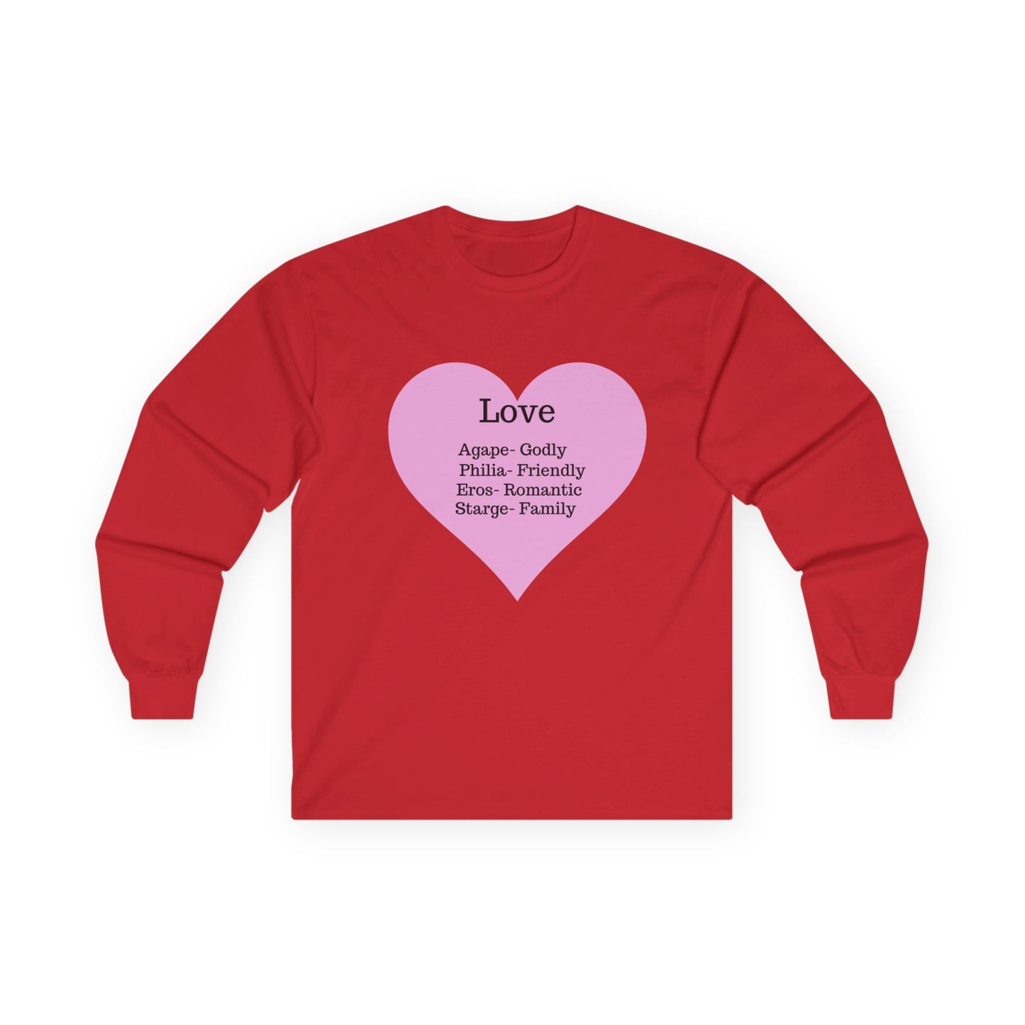 Love Types Unisex Ultra Cotton Long Sleeve Tee