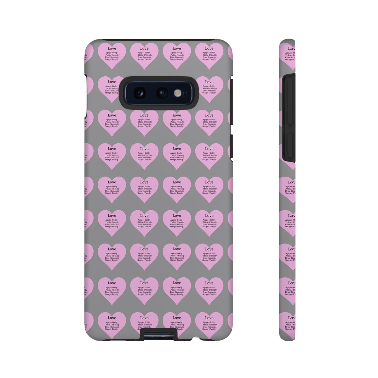 Hearts-A-Flutter Phone Case (Samsung)(Grey)