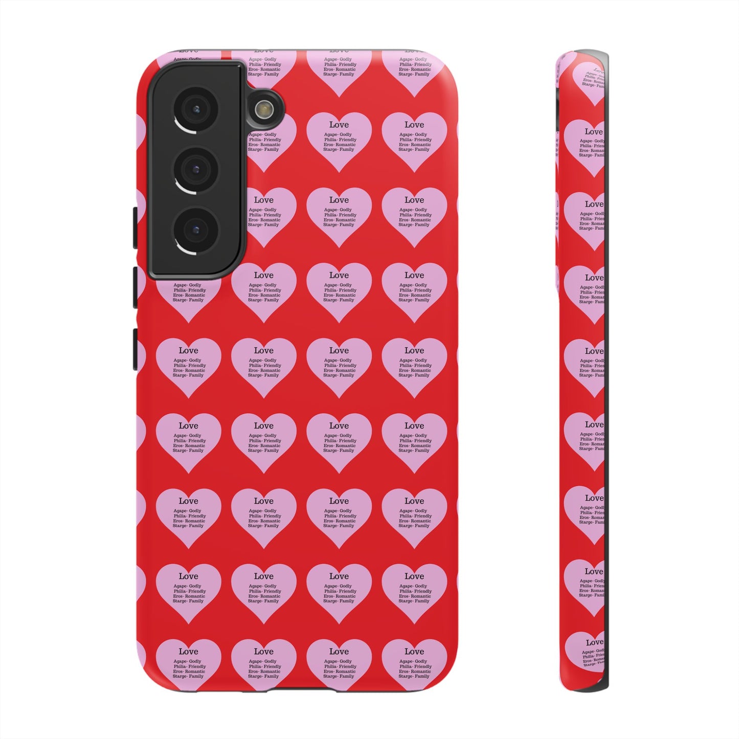 Hearts-A-Flutter Phone Case (Samsung)(Red)