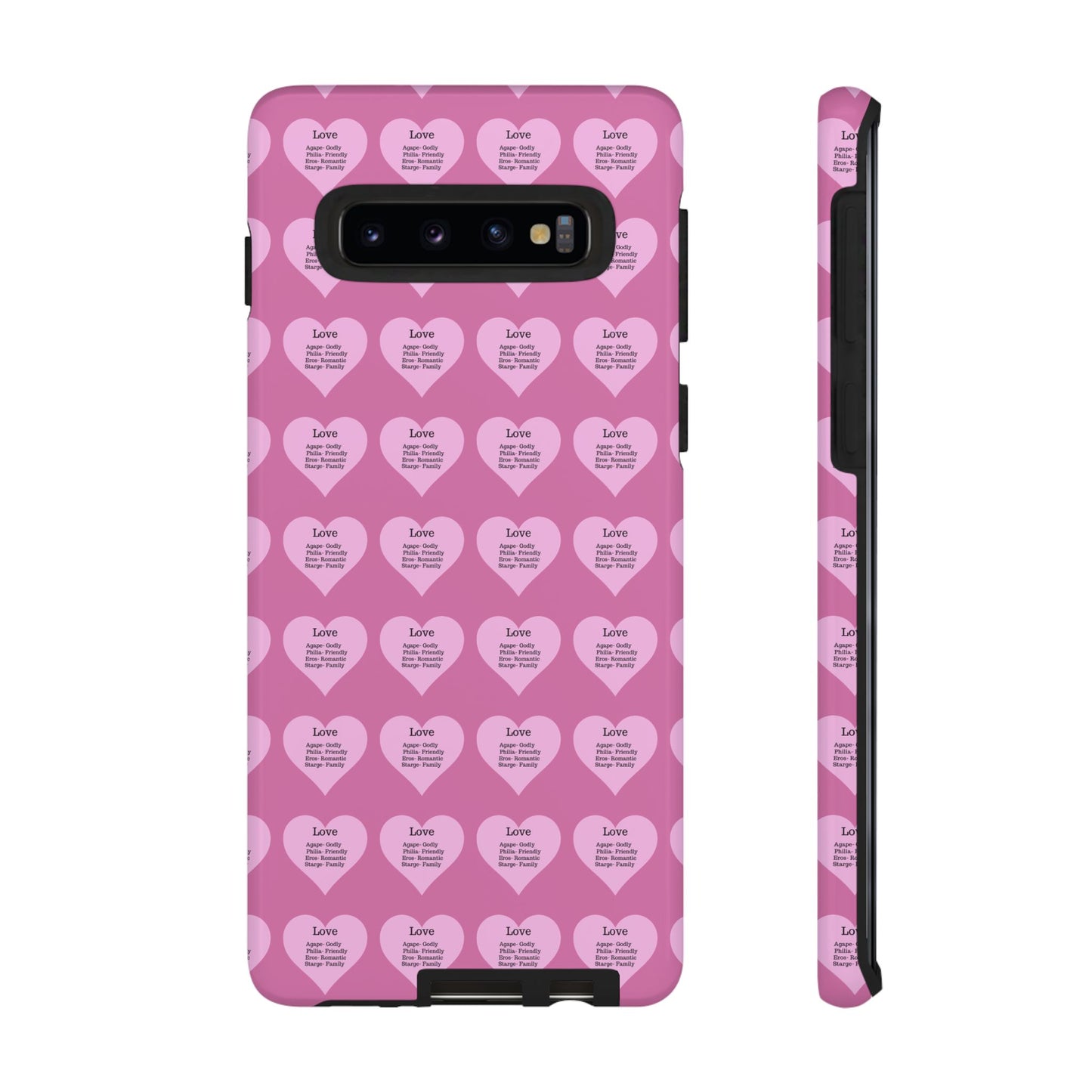 Hearts-A-Flutter Phone Case (Samsung)(Light pink)