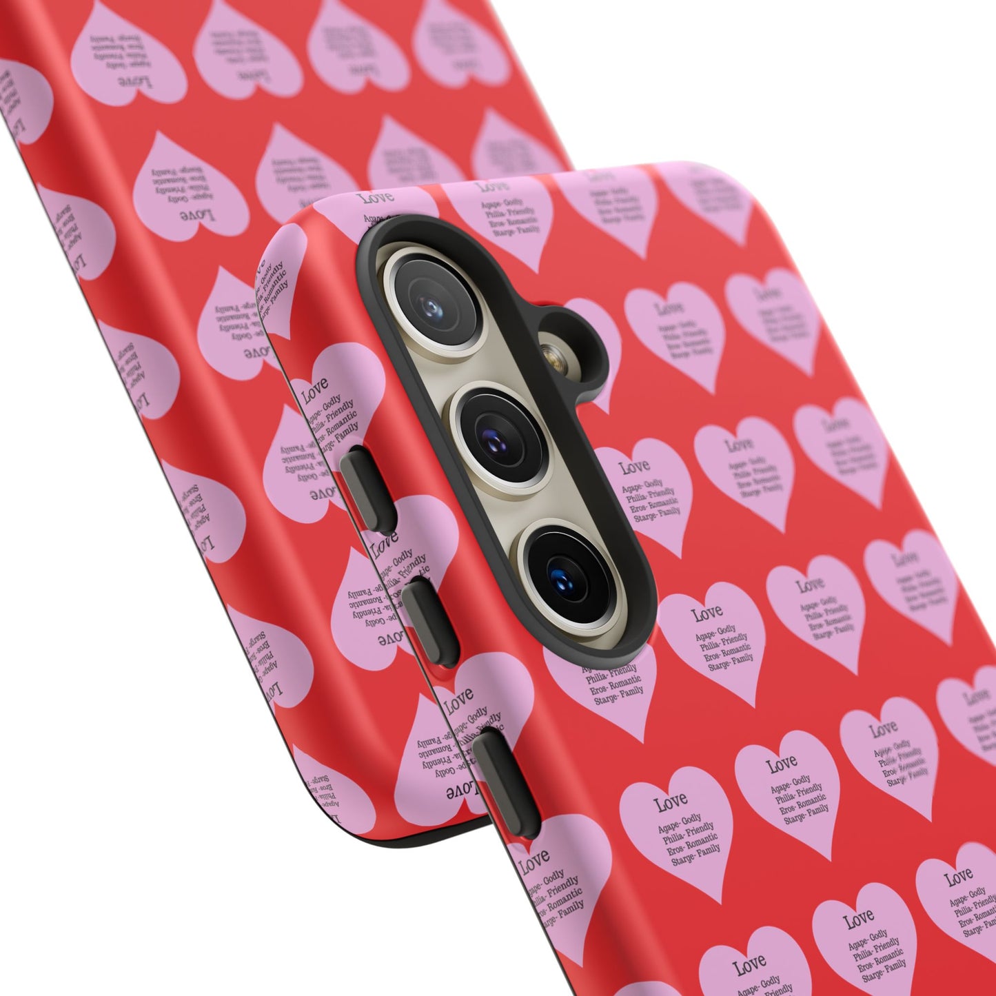 Hearts-A-Flutter Phone Case (Samsung)(Red)
