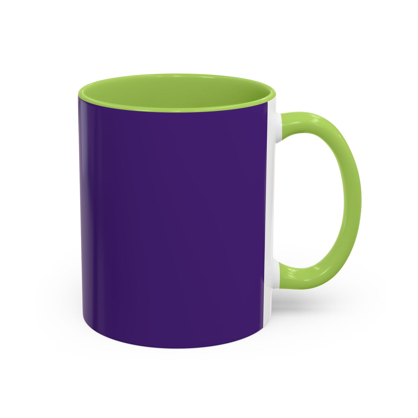 Charming Heart Accent Coffee Mug (Purple)