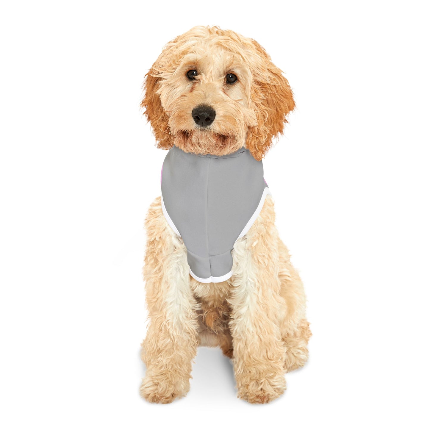 Charming Heart Pet Hoodie (Light grey)
