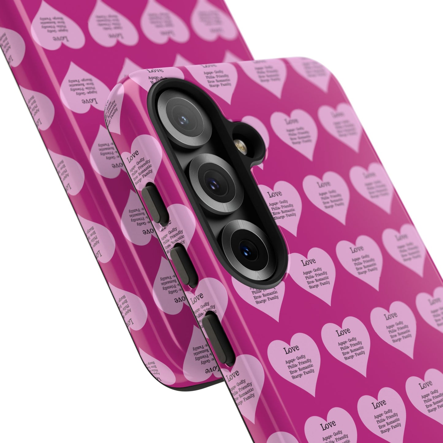 Hearts-A-Flutter Phone Case (Samsung)(Pink)