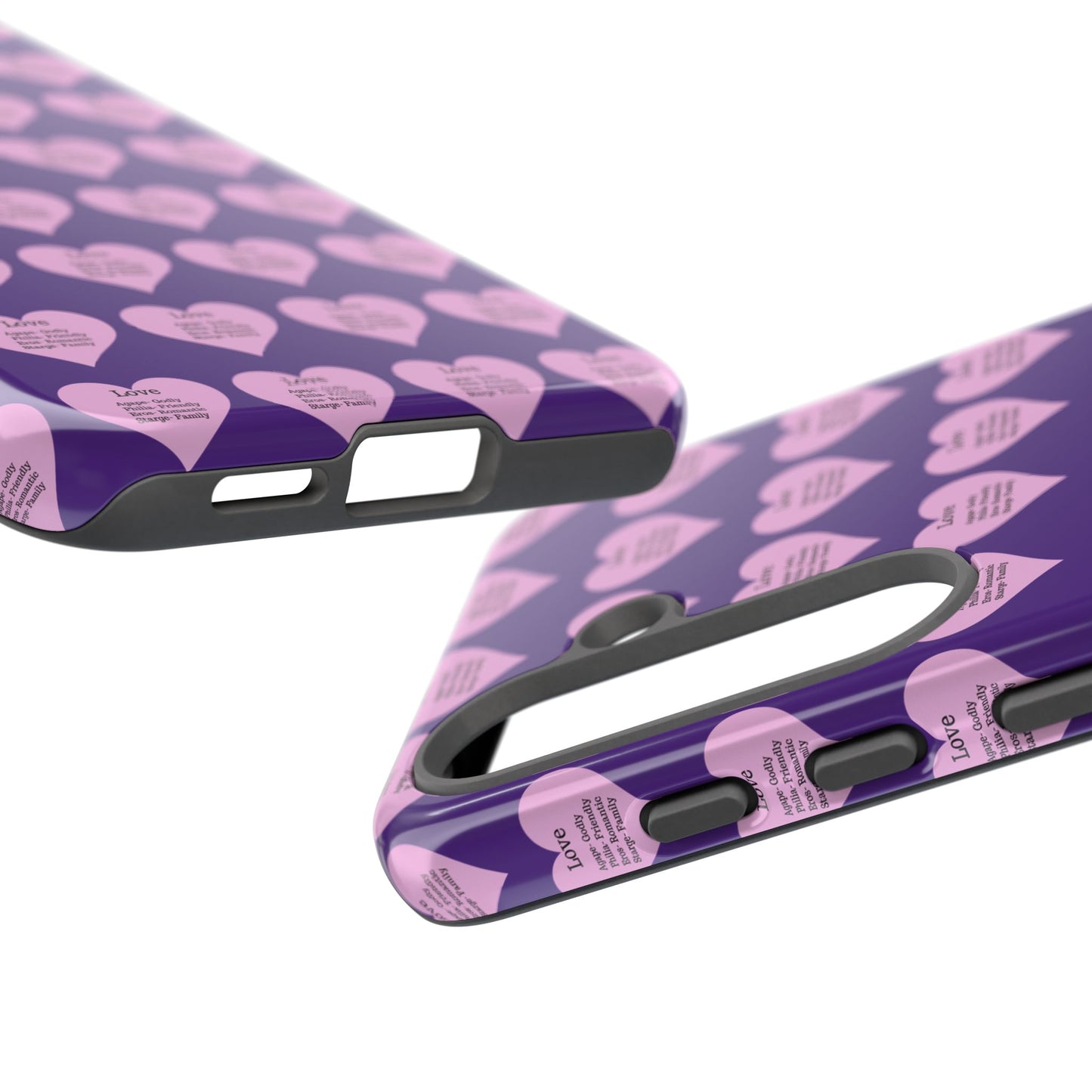 Hearts-A-Flutter Phone Case (Samsung)(Purple)