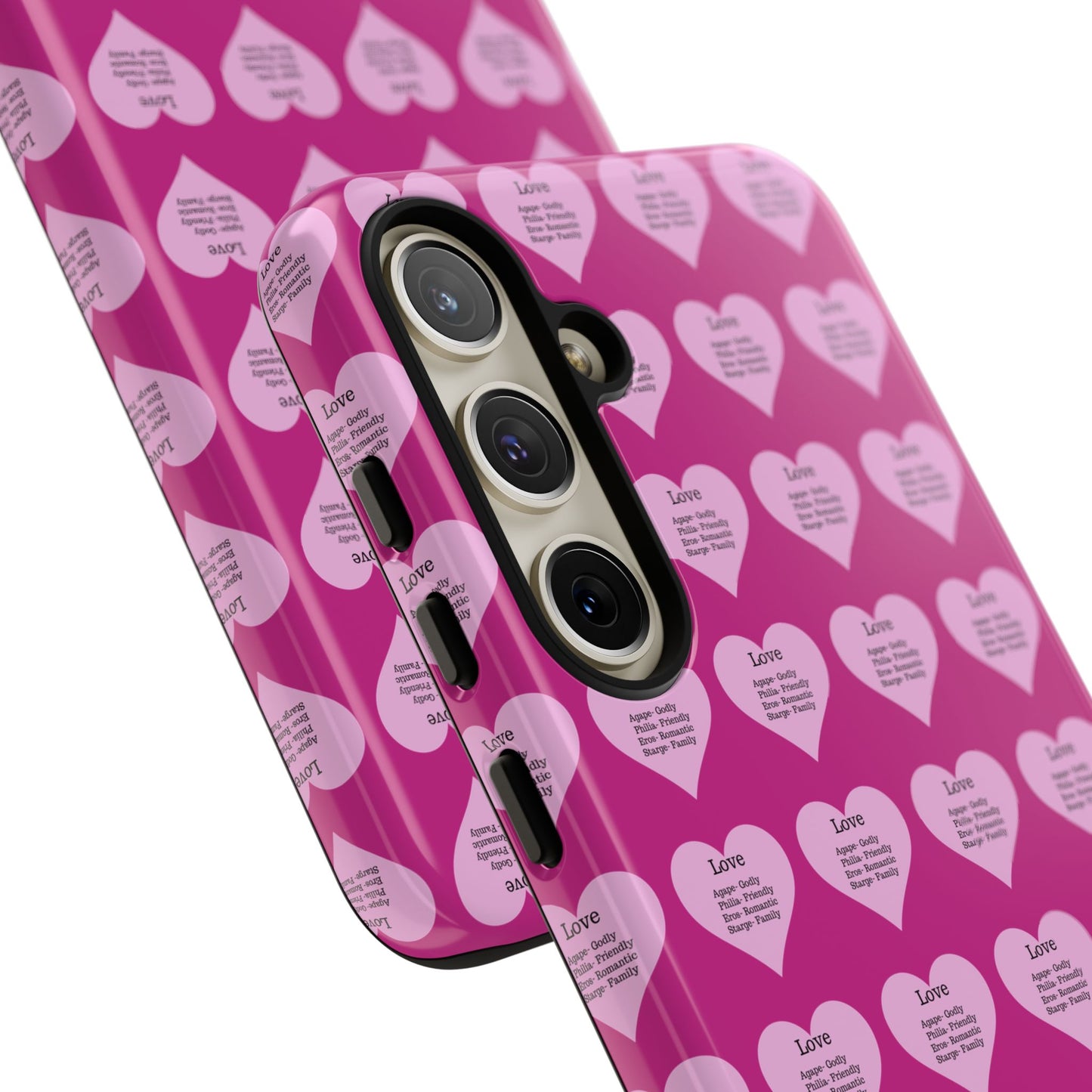 Hearts-A-Flutter Phone Case (Samsung)(Pink)