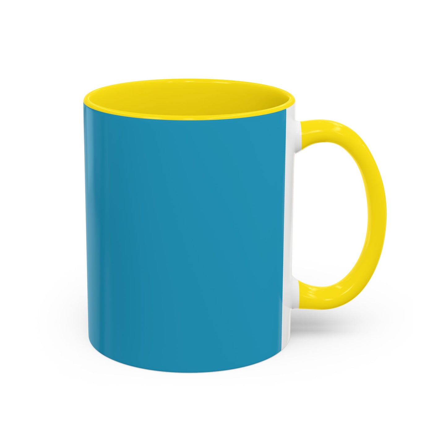 Charming Heart Accent Coffee Mug (Turquoise)