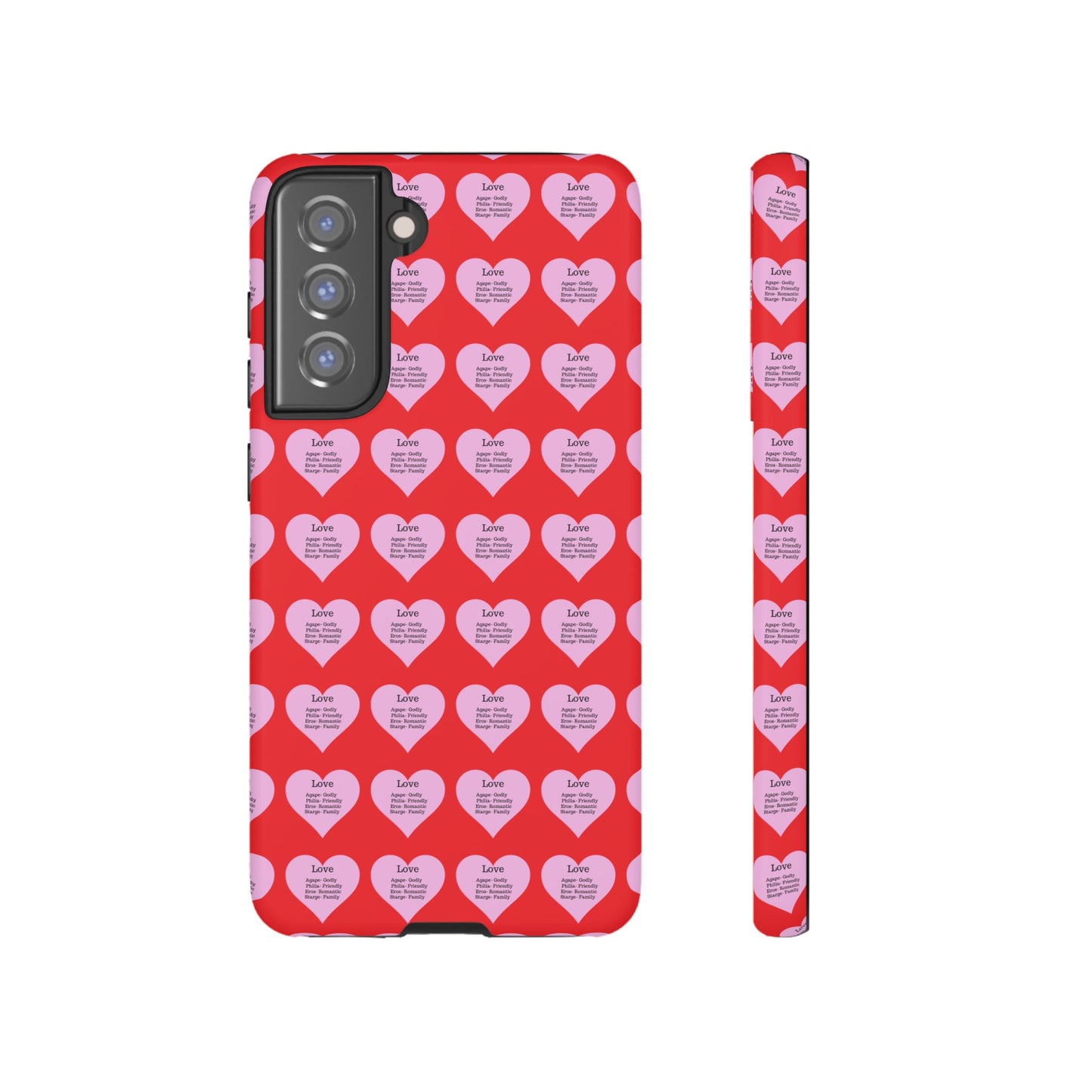Hearts-A-Flutter Phone Case (Samsung)(Red)