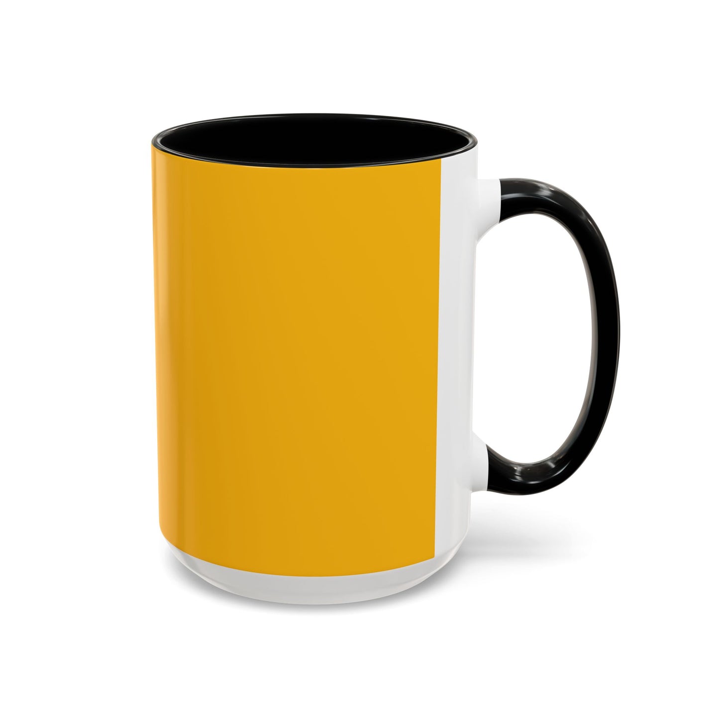 Charming Heart Accent Coffee Mug (Yellow)