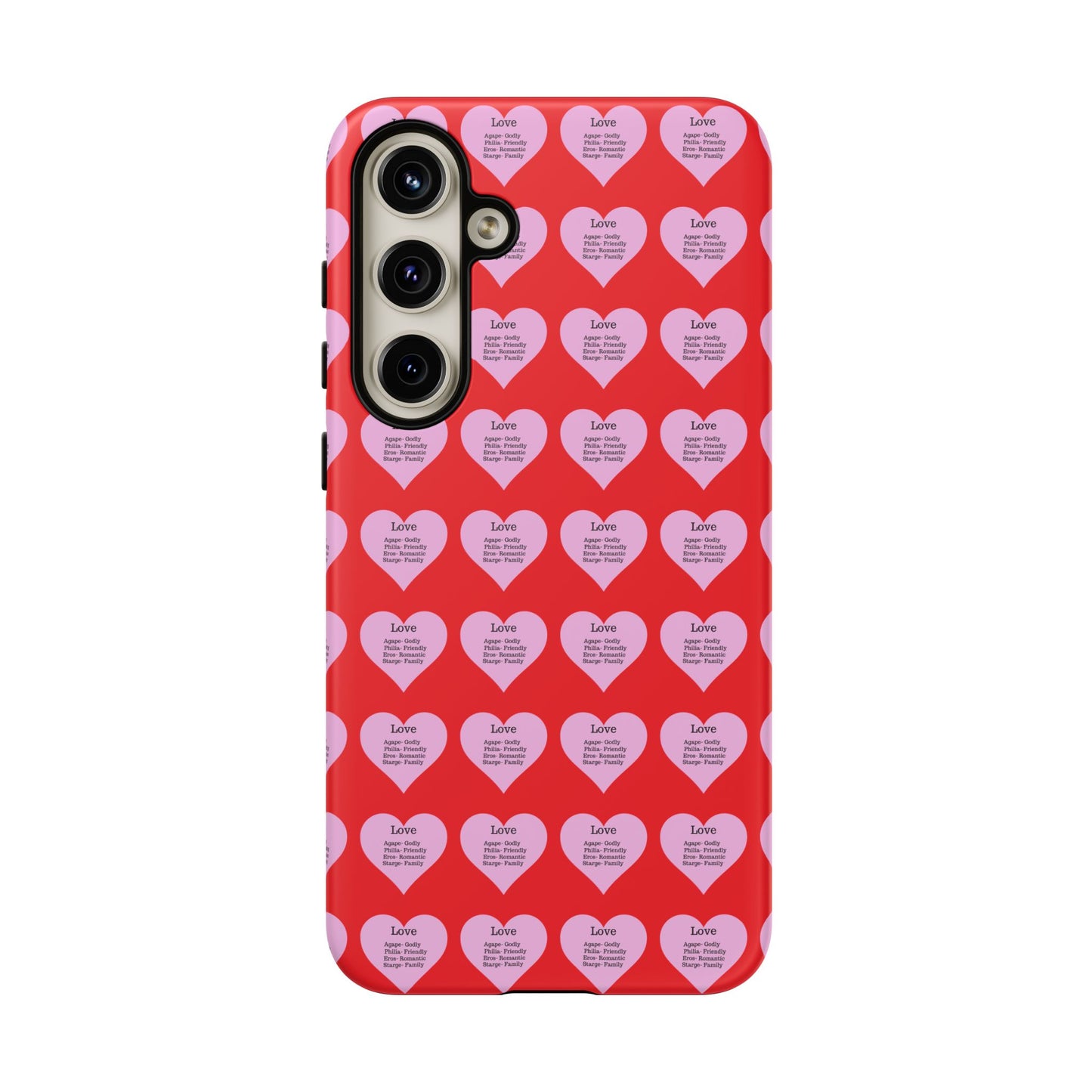 Hearts-A-Flutter Phone Case (Samsung)(Red)