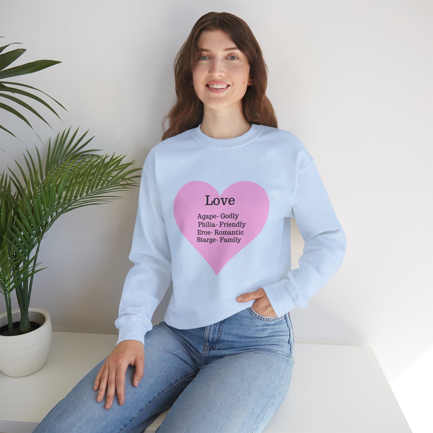 Types of Love Heart Unisex Sweatshirt