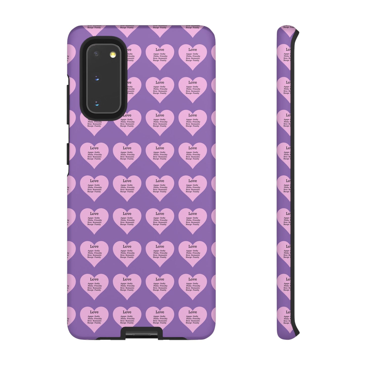 Hearts-A-Flutter Phone Case (Samsung)(Light purple)