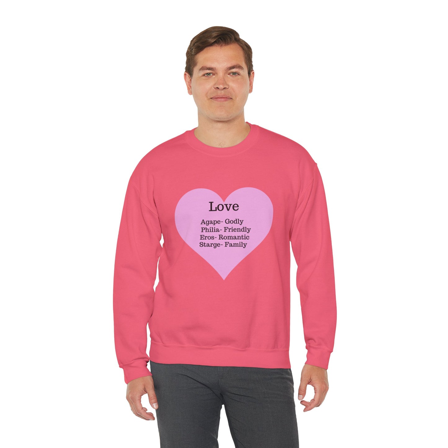 Types of Love Heart Unisex Sweatshirt