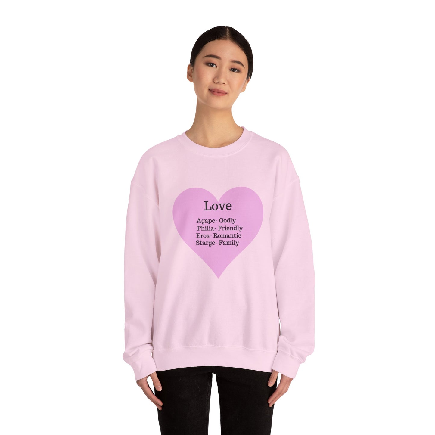 Types of Love Heart Unisex Sweatshirt