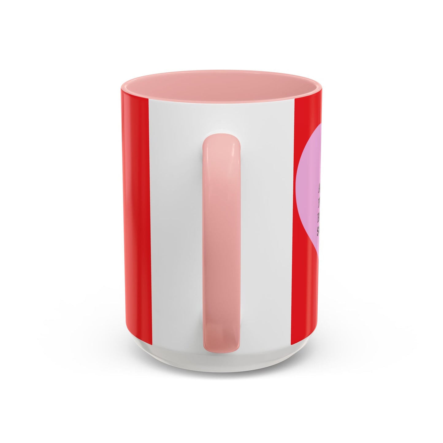 Charming Heart Accent Coffee Mug (Red)